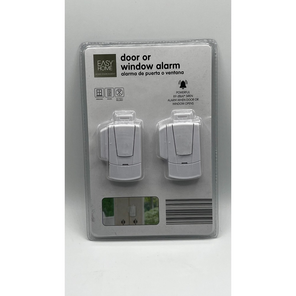 Easy Home Door Or Window Alarm 2-Pack New & Sealed
